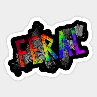 Feral Pride Sticker